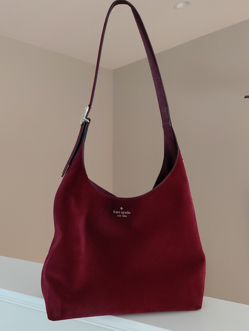 Kate Spade 454 Wine Red Shoulder Bag